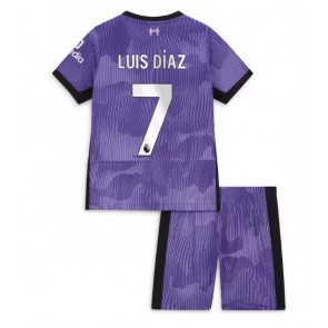 Liverpool Luis Diaz #7 Rezervni Dres za Dječji 2023-24 Kratak Rukavima (+ kratke hlače)